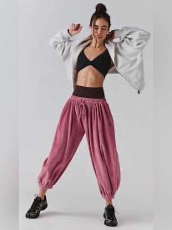 Free People Pants - FP Movement by Free People Momentum velour pants